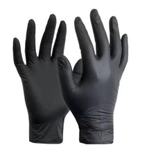 Load image into Gallery viewer, Black Nitrile Detailing Gloves
