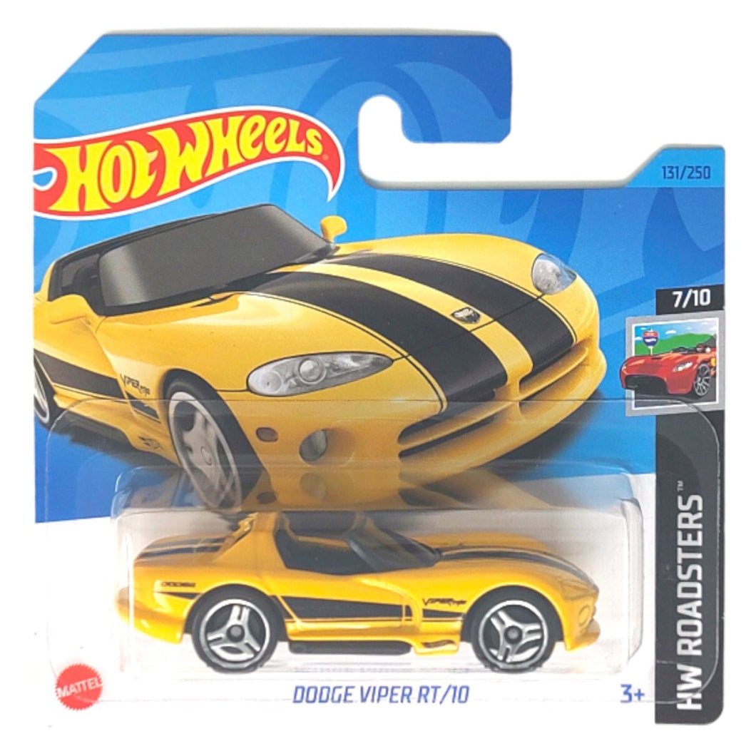 Hot Wheels Dodge Viper RT/10, Yellow - NEW