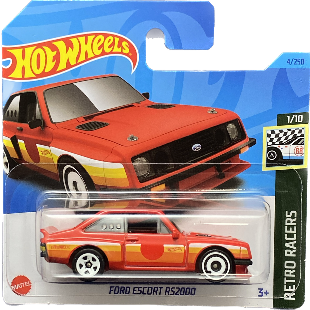 Hot Wheels Ford Escort RS2000, Red - NEW