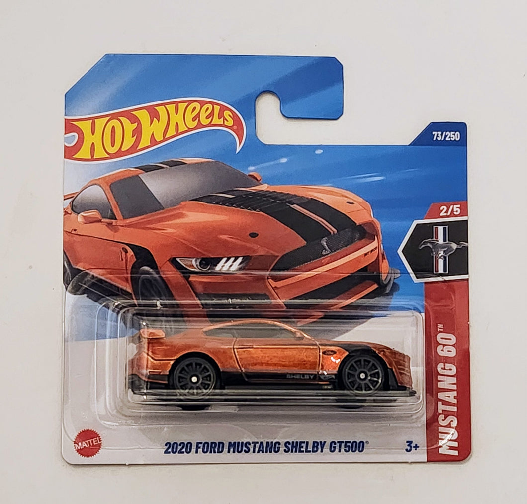 Hot Wheels 2020 Ford Mustang Shelby GT500, Orange - NEW