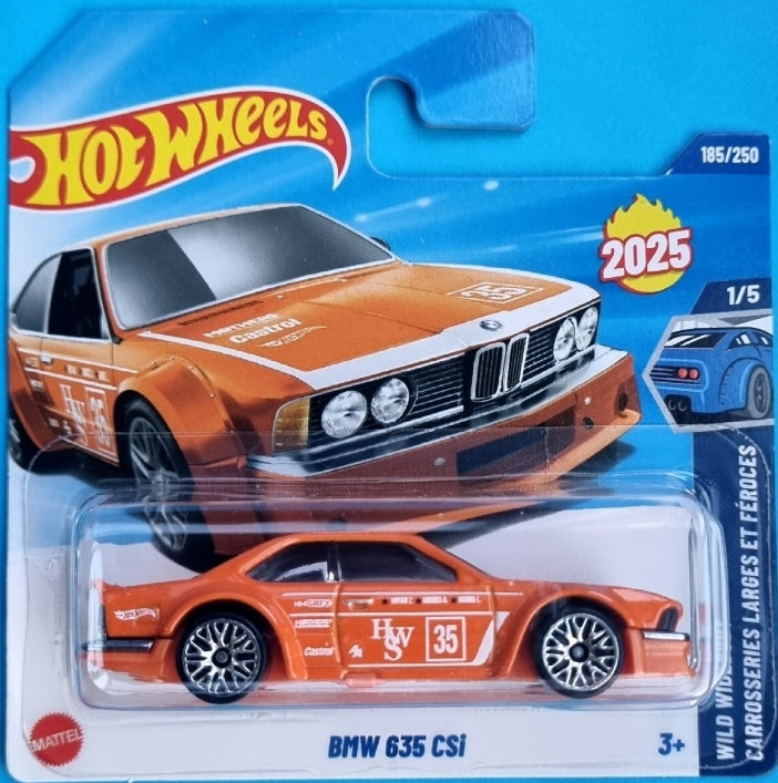 Hot Wheels BMW 635 CSi, Orange - NEW