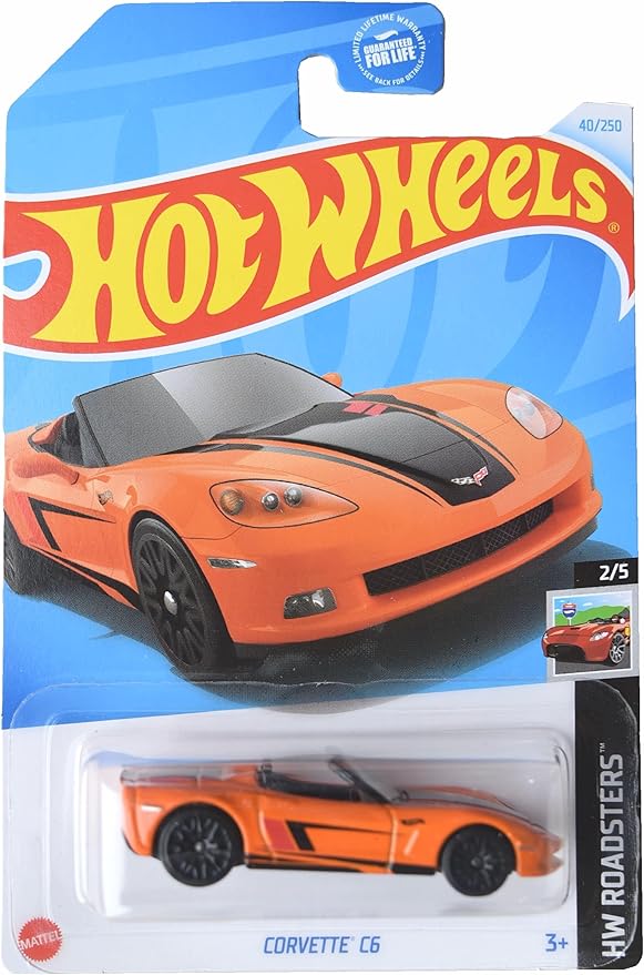 Hot Wheels Corvette C6, Orange - NEW