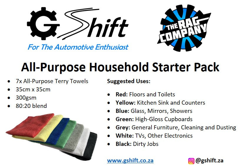 G Shift All-Purpose Household Starter Pack