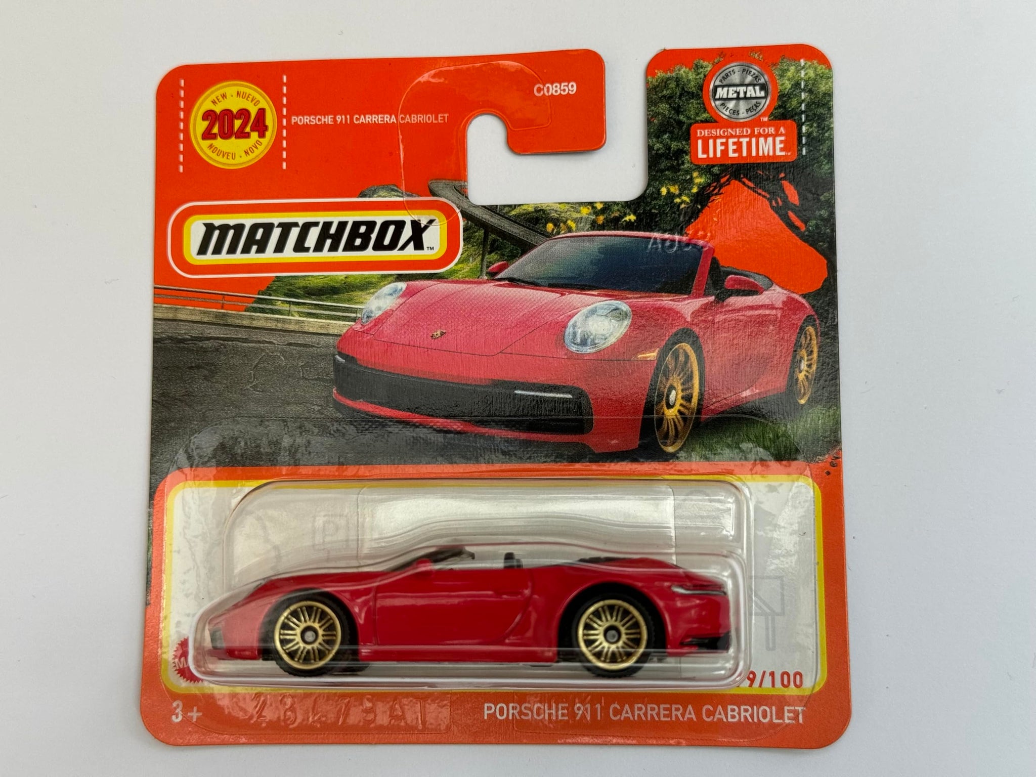 Matchbox Porsche 911 Carrera Cabriolet, Red - NEW – G Shift (Pty) Ltd