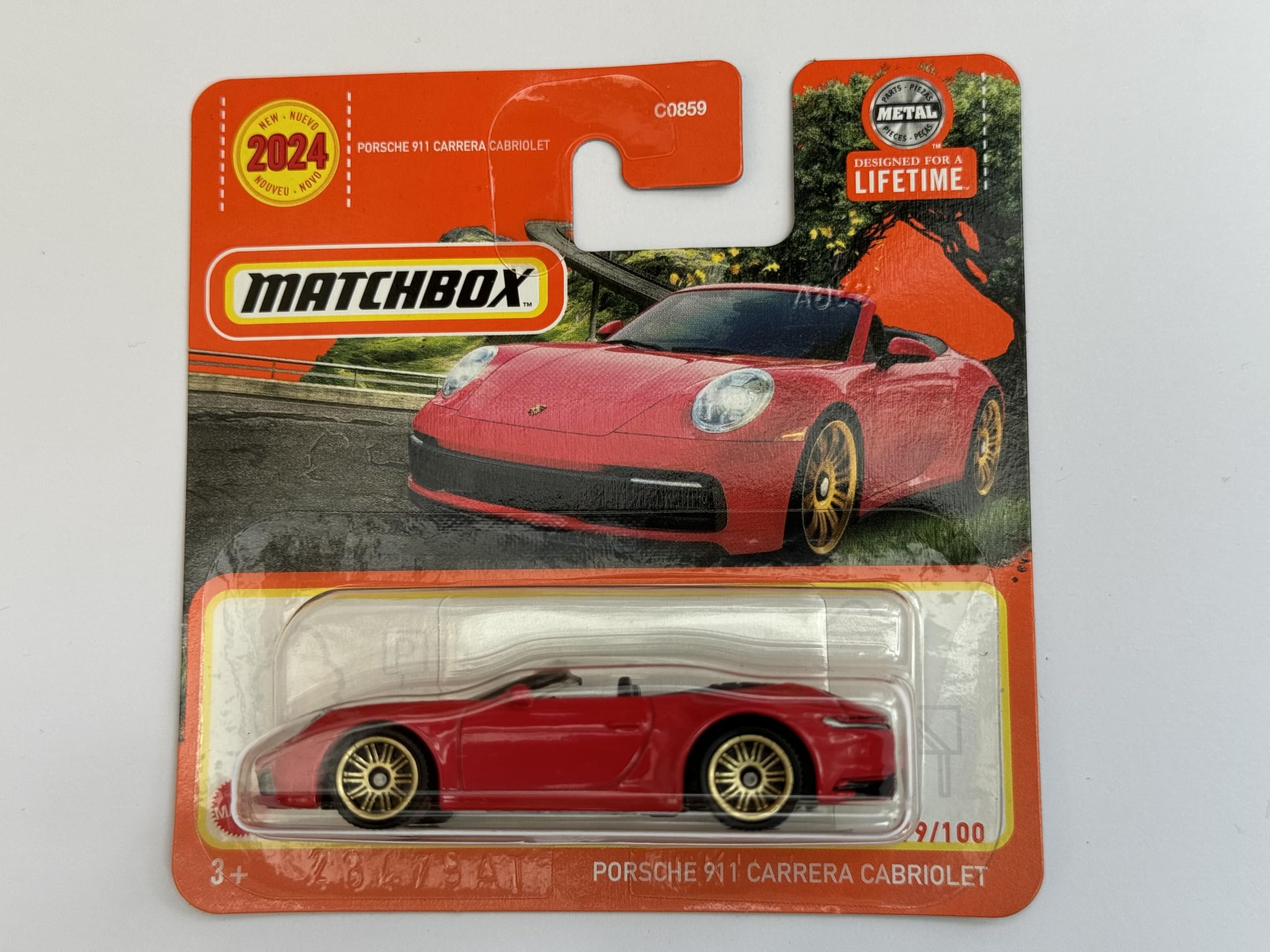 ハンガーフォード　HUNGERFORD ルーシー　赤ポチ Matchbox Porsche 911 Carrera Cabriolet, Red - NEW – G Shift (Pty) Ltd