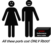 Load image into Gallery viewer, Parts cost ONLY R500! T-Shirt
