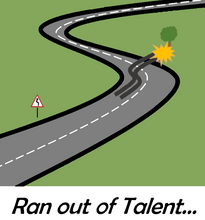 Load image into Gallery viewer, Ran out of Talent T-Shirt
